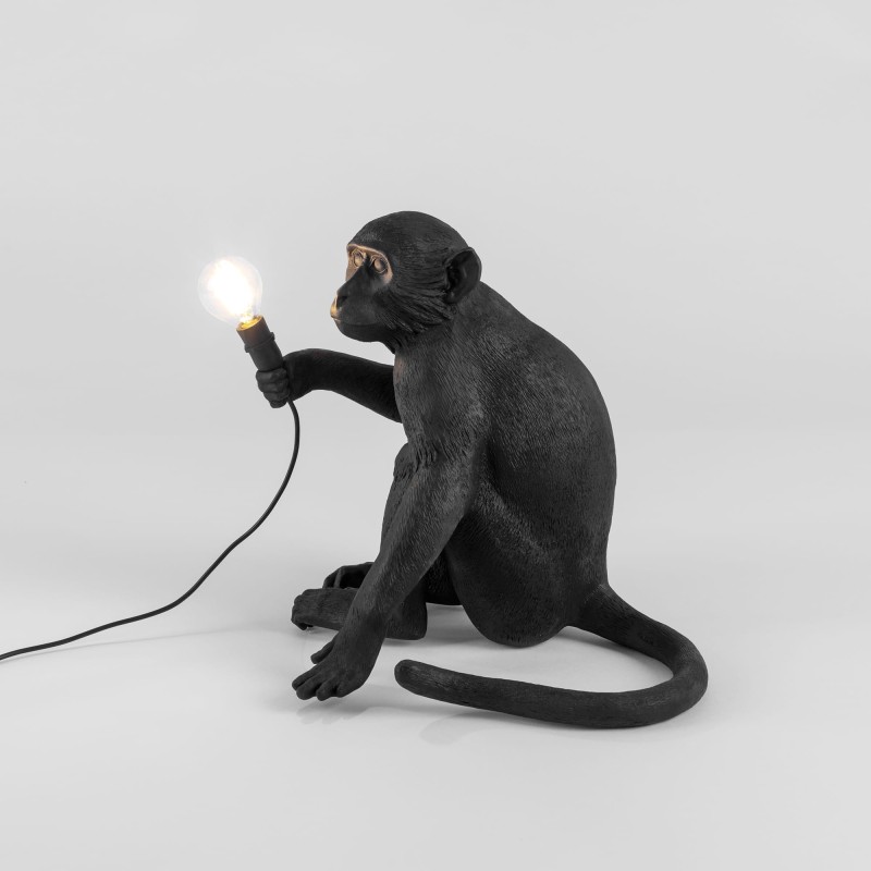 SELETTI Singe Lampe Assis - Extérieur