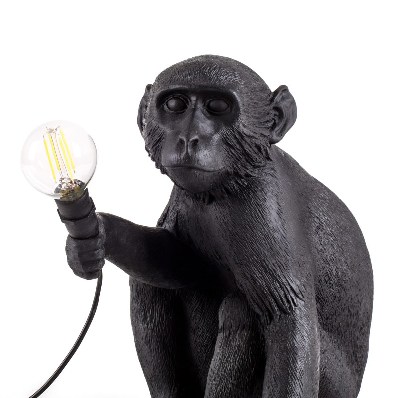 SELETTI Singe Lampe Assis - Extérieur