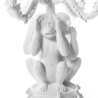 SELETTI Burlesque Chandelier - Three Monkeys Hear, See and Speak No Evil