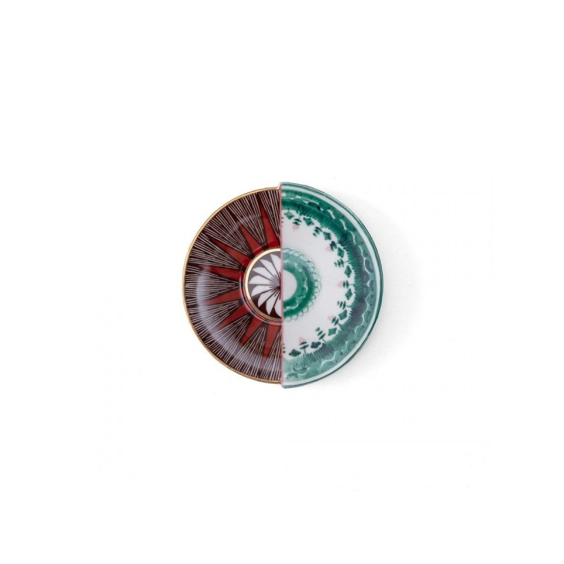 SELETTI Hybrid Tasse à café + assiette porcelaine  - Chuchuito
