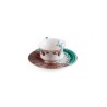 SELETTI Hybrid Porcelain coffee cup + plate  - Chuchuito