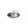 SELETTI Hybrid Tasse à café + assiette porcelaine  - Chuchuito