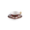 SELETTI Hybrid Tasse à thé + assiette porcelaine  - Kannauj