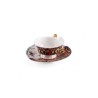 SELETTI Hybrid Tasse à thé + assiette porcelaine  - Kannauj