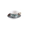 SELETTI Hybrid Tasse à thé + assiette porcelaine  - Aspero