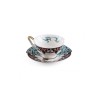 SELETTI Hybrid Tasse à thé + assiette porcelaine  - Aspero
