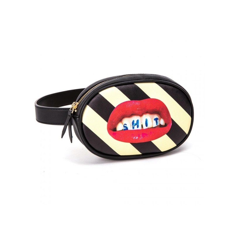 SELETTI Toiletpaper Waist Bag Shit - Stripes