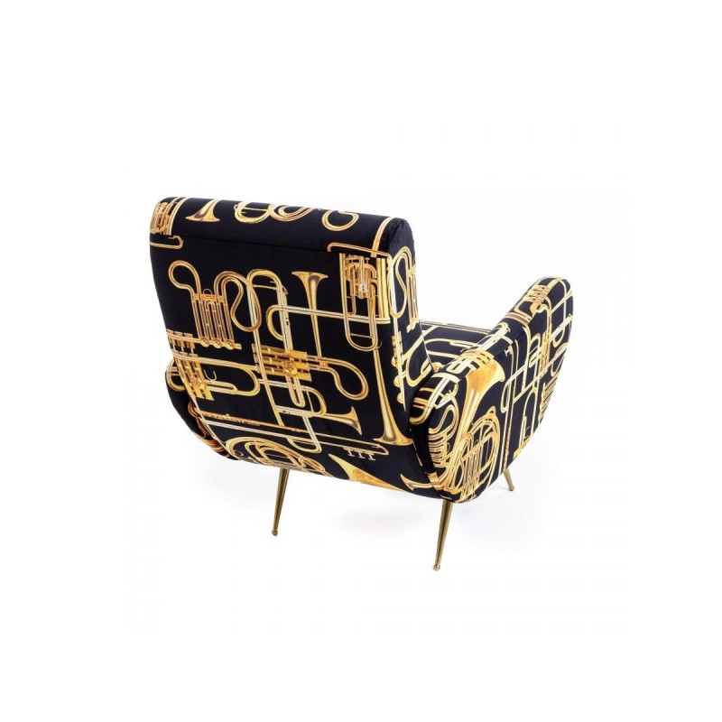 SELETTI Toiletpaper Fauteuil  - Trompettes