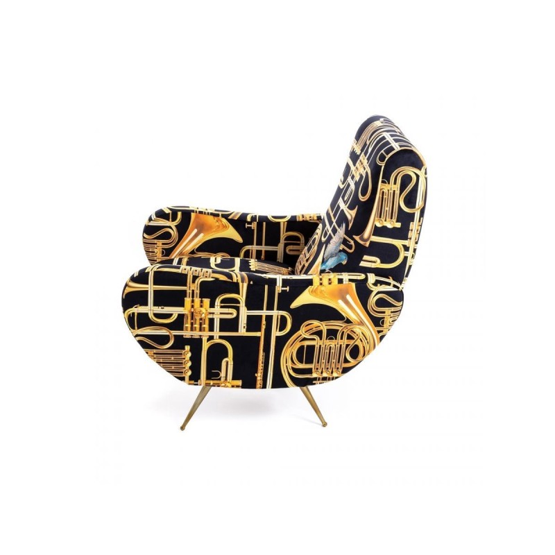 SELETTI Toiletpaper Fauteuil  - Trompettes
