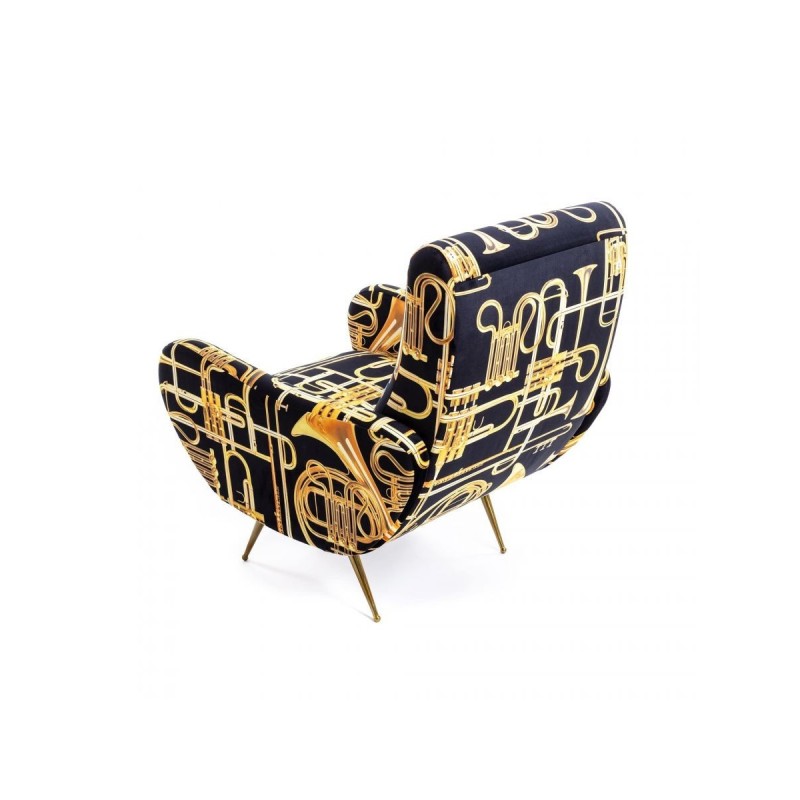 SELETTI Toiletpaper Fauteuil  - Trompettes