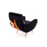 SELETTI Toiletpaper Fauteuil - Langue Noir