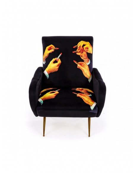 SELETTI Toiletpaper Armchair - Lipstick