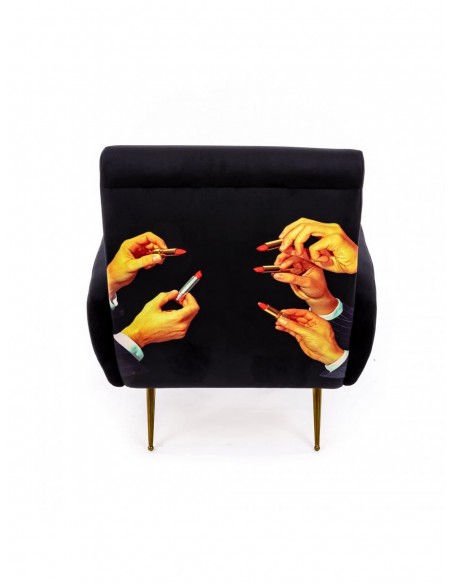 SELETTI Toiletpaper Armchair - Lipstick