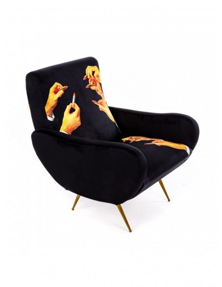 SELETTI Toiletpaper Armchair - Lipstick