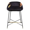 SELETTI Toiletpaper Chaise Haute - Rouge à Lèvres Noir