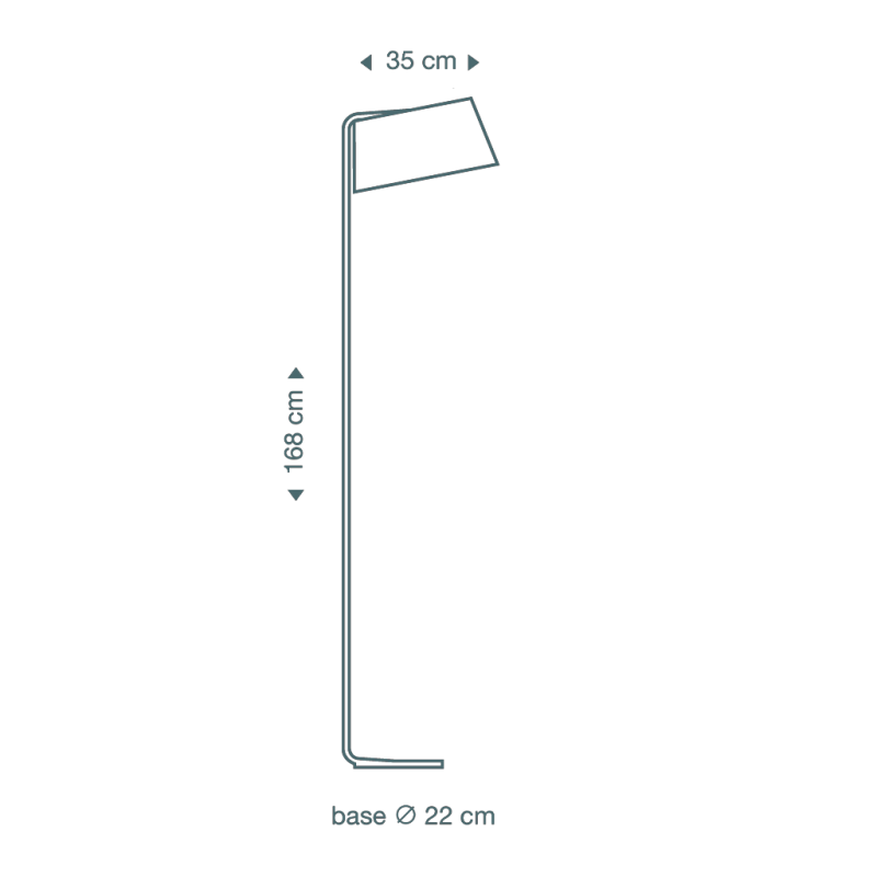 SECTO DESIGN Owalo 7010 Floorlamp