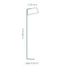 SECTO DESIGN Owalo 7010 Floorlamp
