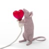 SELETTI Souris Lampe Debout Love Edition